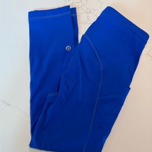 lululemon athletica womens Vibrant Blue leggings